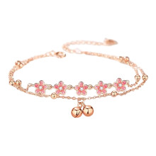 Spring Ankle Jewelry Dainty Floral Bell Designs Breathable