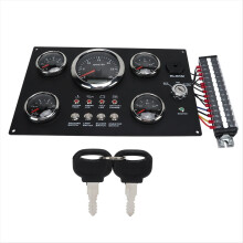 24V Digital Gauge Cluster Panel Display RPM Fuel Level Oil Pressure Wa