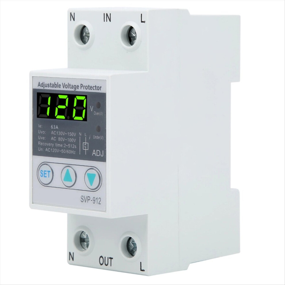 Svp912 40A 120V Ac Adjustable Self Recovery Under Voltage Current Prot 4853197633324