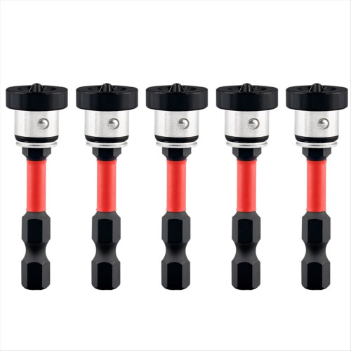 5pcs Positioning Screwdriver Bits Drywall Screw 50mm Magnetic for Plas