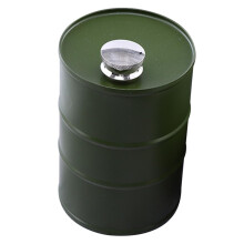 Outdoor Stainless Steel Liquor Flask Gasoline Drum Design Leakproof Canteen for Camping Hiking Fishing Boating