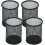 Metall-Stiftebecher, eleganter Schreibtischbecher, 4er-Pack 1