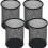 Metall-Stiftebecher, eleganter Schreibtischbecher, 4er-Pack 8