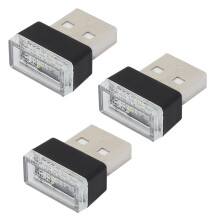 Sisätilojen muutos: USB-LED-valot, pienikokoinen pistorasiaan kytkettävä tunnelmavalaistussarja auton sisustuksen parantamiseen ja