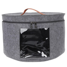 Baseball Cap and Felt Hat Carrier Case with Large Capacity Portable Storage Box for Men and Women