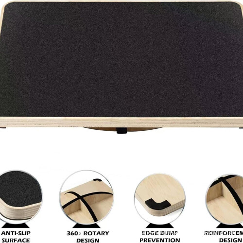 Balance Board for Basic Training and Stability at Home or in the Office 2
