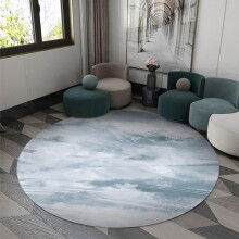 Round Desk Chair Mat Low Pile AntiSlip Rug for Hardwood Floors Office Home ScratchResistant Carpet Grey 59inch