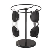 Nonslip Metal Eyeglass Display Holder for Fashion-Black