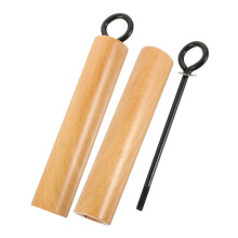 2 Pack Wok Pan Replacement Handles for Frying Pans and Pots, Universal Iron Khaki Cookware Accessories