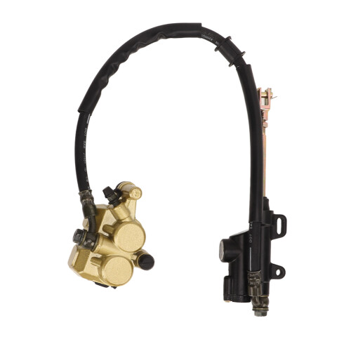 Hydraulisches Bremssattelsystem für die hintere 1