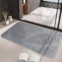 Water Absorption Bath Rugs, Machine Washable Memory Foam Bath Mat Sets with Anti-slip Backing and Soft Texture, Non-Slip Durable Design for Bathroom F