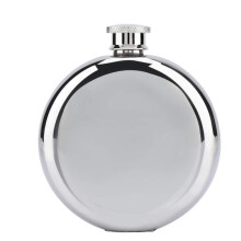 Stainless Steel Liquor Flask 150mL Leakproof Alcohol Bottle for Whiskey Wine Men Women Silver