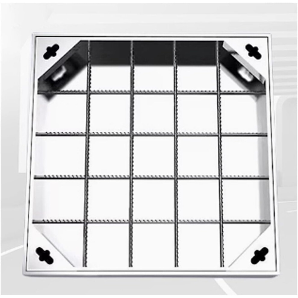 Stainless Steel Manhole Cover And Frame, Recessed Septic Tank Lid For Driveway Pavement 35X35cm 9001264693831