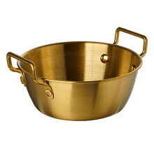 4pcs Elegant Gold or Silver Stainless Steel Double Ear-Gold XL