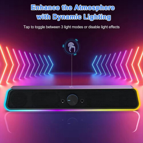 Computer Desktop Speaker High-Quality Wired High Volume Microphone Mob 2