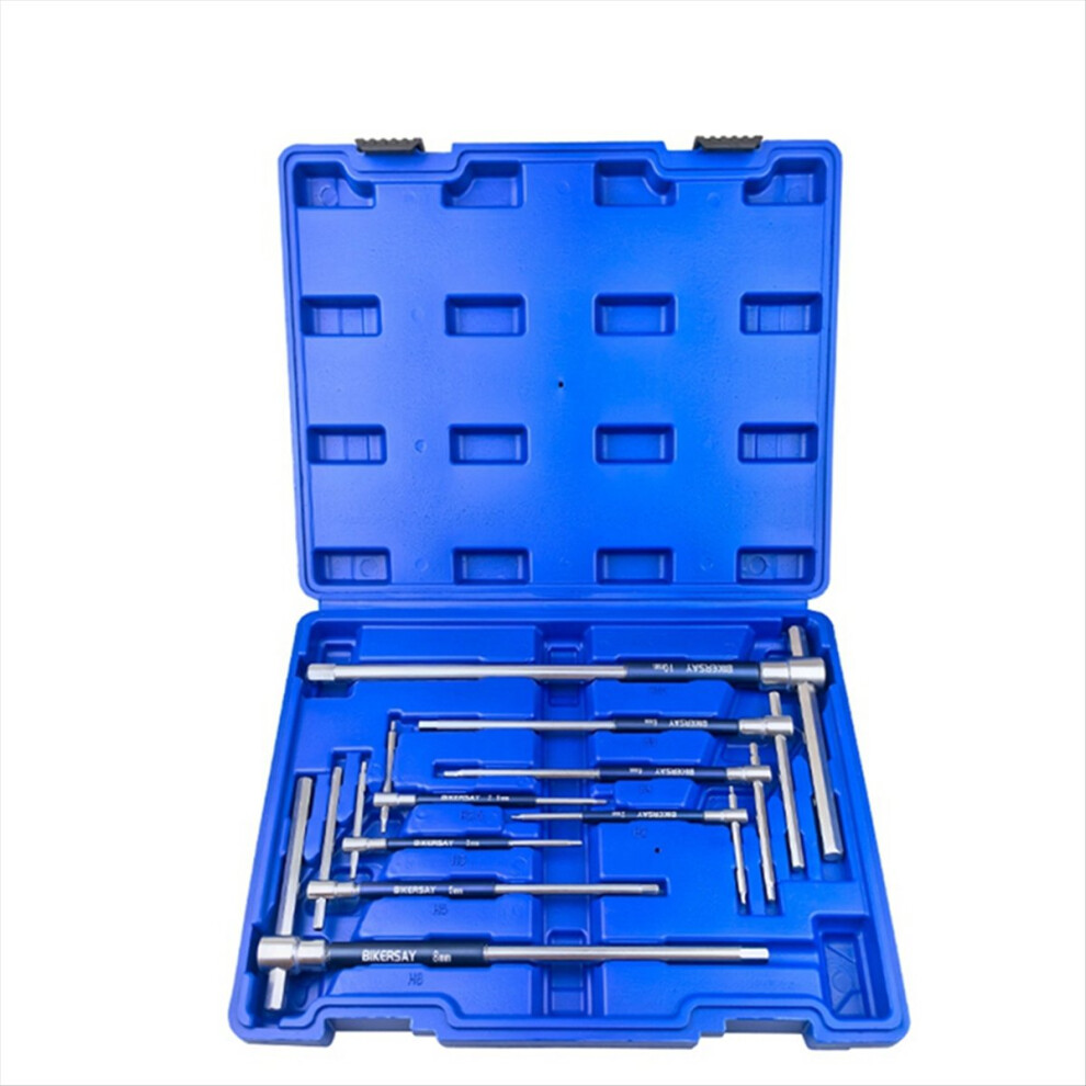 T-Type Hex Torque Wrench Hand Repair Tools Rotating Hexagonal Sliding 4853197627866