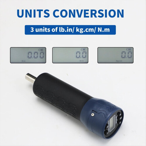 Adjustable Torque Screwdriver Wrench, 1/4-Inch Drive Digital with 10 B 2