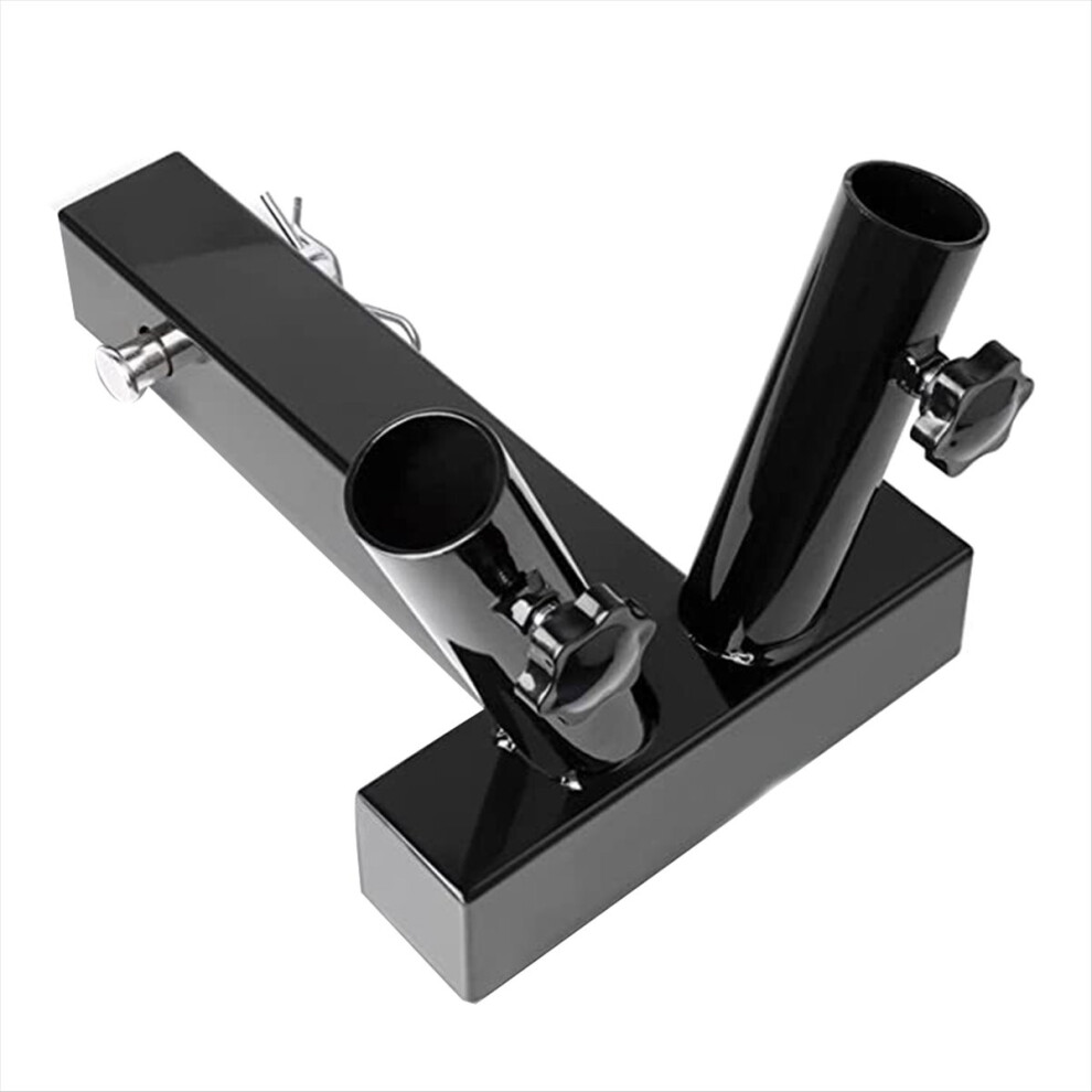 Typecat Hitch Flag Pole Holder, Dual Mount Kit Flagpole For Truck, Trailer, Pi