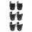 6PC Billiard Pool Table Pockets Accessories Space Saving Sturdy Ball H 2
