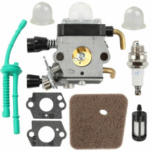 Solução avançada de carburador para modelos STIHL, incluindo FS38, FS45, FS46, FS55, KM55 e FS85, com parafuso de ajuste de precisão para