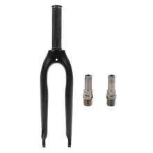 Profesjonell design karbonfiber forgaffel for 20-tommers 406 skive V-brems og 20-tommers 451 skive C-brems, høystyrke lett sykkel stiv gaffel, enkel
