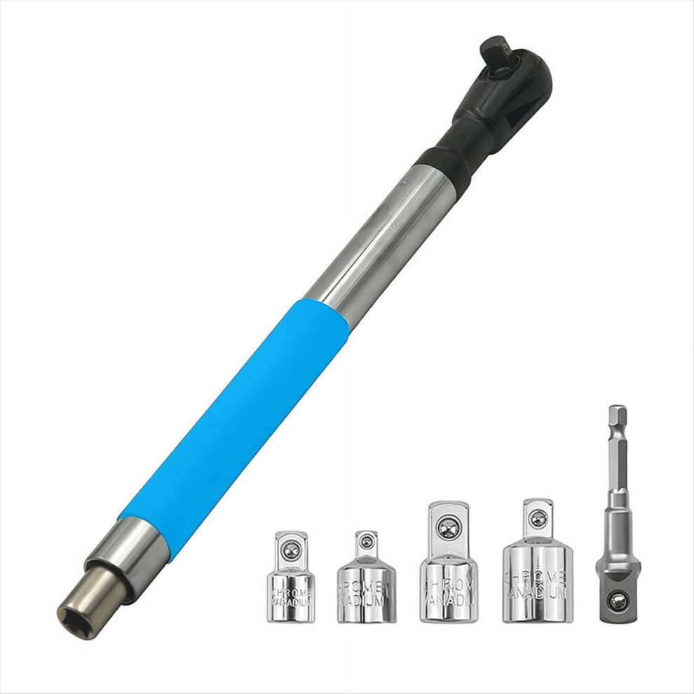Offset Extension Wrench Impact,Multifunctional Electric Ratchet Wrench 4853197638596