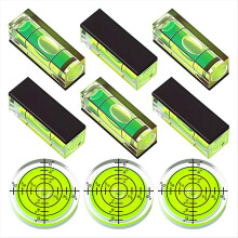 9-teiliges Set kleiner Wasserwaagen, Mini-Magnetbohrer, Kreisbohrer
