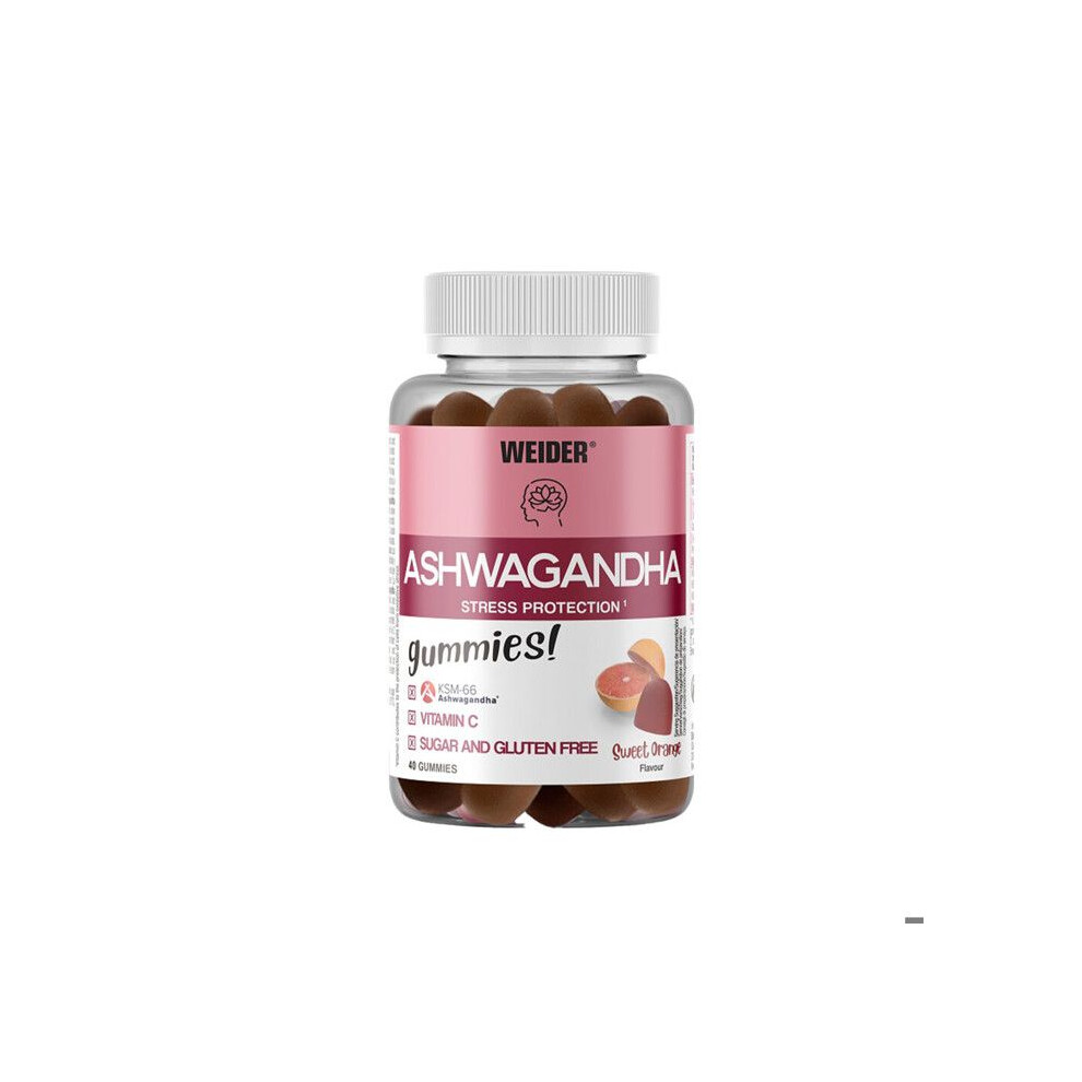 Weider {Aisle K} | Ashwagandha Gummies- Sweet Orange | 1 X 40 Gummies - Image 4