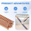 30 Copper Brazing Rods, Low Melting Point and High Fluidity Phosphor W 3