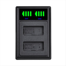 LP E17 LP-E17 LCD Dual Battery Charger for 250D 200D M3 M6 750D 760D T