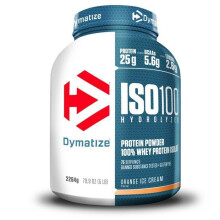 Dymatize ISO 100 Hydrolyzed Orange Ice Cream 2264g - Whey Protein Hydrolysat + Isolat Powder