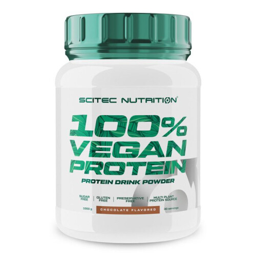 100% Vegan Protein, Chocolate - 1000 grams
