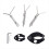 3 Pack Hydraulic Seal Installation Tools & 1266 Adjustable Gland Nut W 2