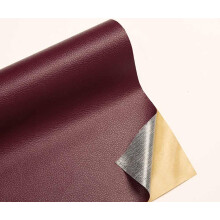 Leather Patch SelfAdhesive for Furniture, Couch, Car Seat, Sofa, Dark Purple 2x2 Inch