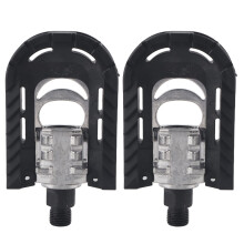 NonSlip MTB Mountain Bike Pedals, Foldable, Plastic and Aluminum Alloy, 12x7x5.5cm