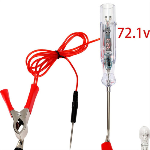 Auto Circuit Tester with Voltmeter Dual Color Polarity Indicate LED Di 2