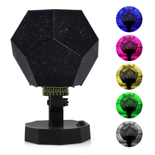 Planetarium Projector, Galaxy Night Light with Replaceable Galaxy Discs & Dual Mode Projector for Endless Astronomical Delights