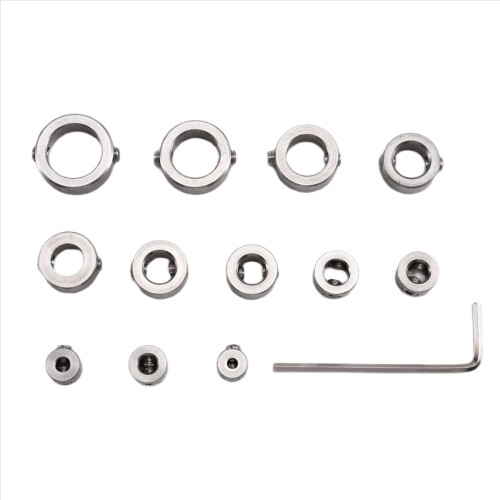 3-16mm Drill Depth Stop Bit Collar Set Drilling Limit Ring 1