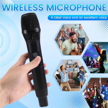 Wireless Microphone Handheld Mic Microphone for Party Karaoke Professional Church Show Meeting