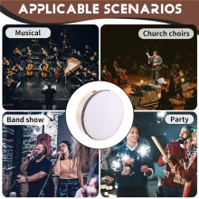 6inch Hand Held Drum Tambourine Drum Metal Jingles Percussion Musical Instrument for KTV Party Games