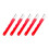 Portable Quick Sharpener, Lawnmower Dull Blade Sharpener, Multipurpose Garden Tool Sharpener Blade Sharpener Stone Red 1