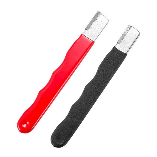 Portable Quick Sharpener, Lawnmower Dull Blade Sharpener, Multipurpose Garden Tool Sharpener Blade Sharpener Stone Red 1