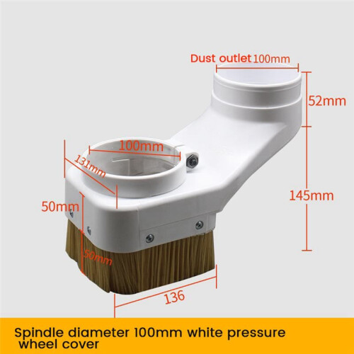 100mm Engraving Machine Spindle Brush Dustproof Vacuum Cleaner Dustcol 2