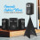 Universal Dj Light Speaker Stand Skirt Tripod Scrim Cover with Stretchable Polyester Material, 1 Pcs 5