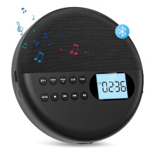 Portable CD Player and MP3 Player with Anti Skip Protection and Dual Stereo Speaker, Adjust Player Walkman