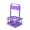 4 Holes Foldable Plastic Beverage Carrier,Reusable Drink Holder with Handle Portable Drink Holder Deep 1