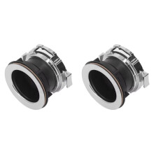 2 PCS Food Waste Disposer Mount Garbage Disposal Sink Flange Kit Detachable Guard for Kitchen