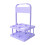 4 Holes Foldable Plastic Beverage Carrier,Reusable Drink Holder with Handle Portable Drink Holder Light 1