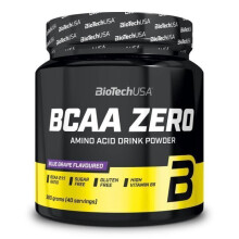 BCAA en poudre BioTech USA - BCAA Zero - Blue Grape 360g