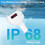 Wireless Pool Thermometer Floating Easy Read with Light&330 FT Remote Indoor Monitor,Solar Digital Pool Thermometer IP68 8
